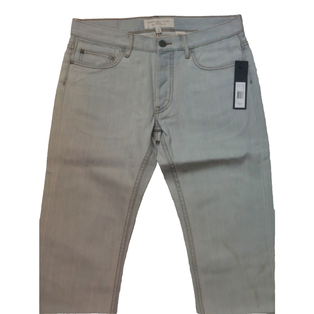 NEW MARC by MARC JACOBS MJ 110 Low Rise Slim Straight Light Indigo Jeans 31x34 - Picture 10 of 16